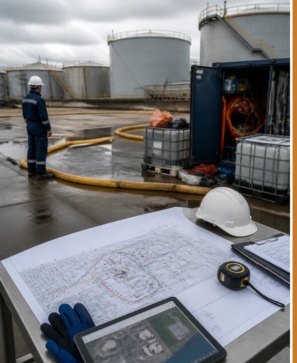 Разработка плана ликвидации разливов нефти в Чите